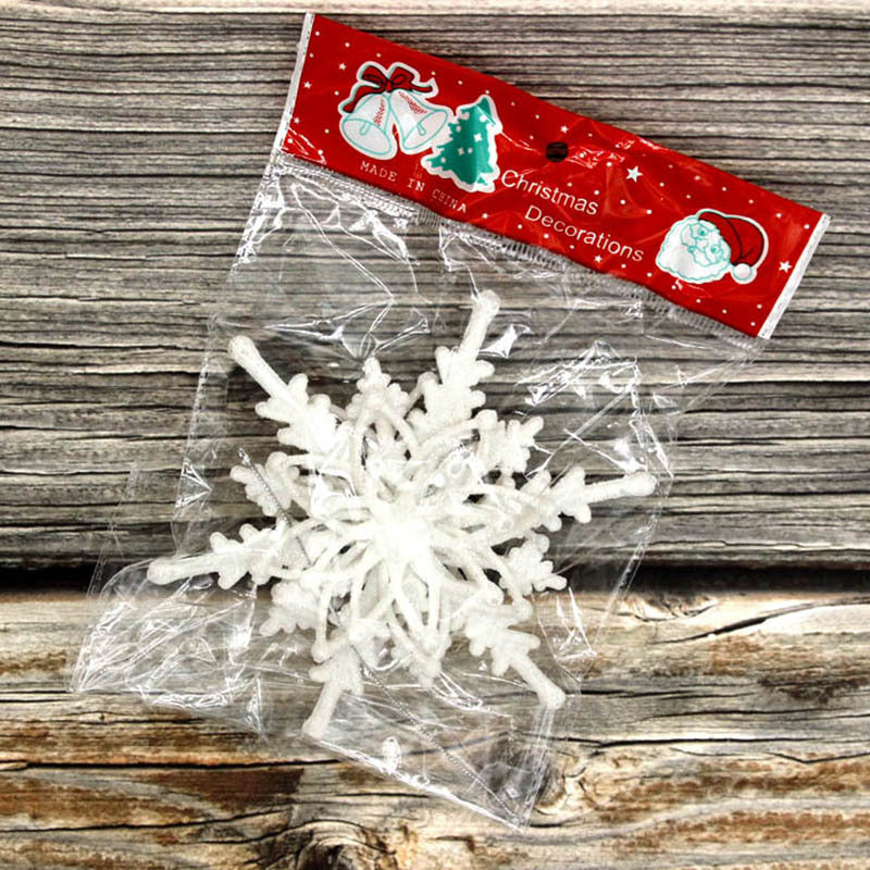 3D White Snowflake Ornaments – Christmas Tree Hanging Decorations, DIY Craft Snowflakes for Xmas & New Year