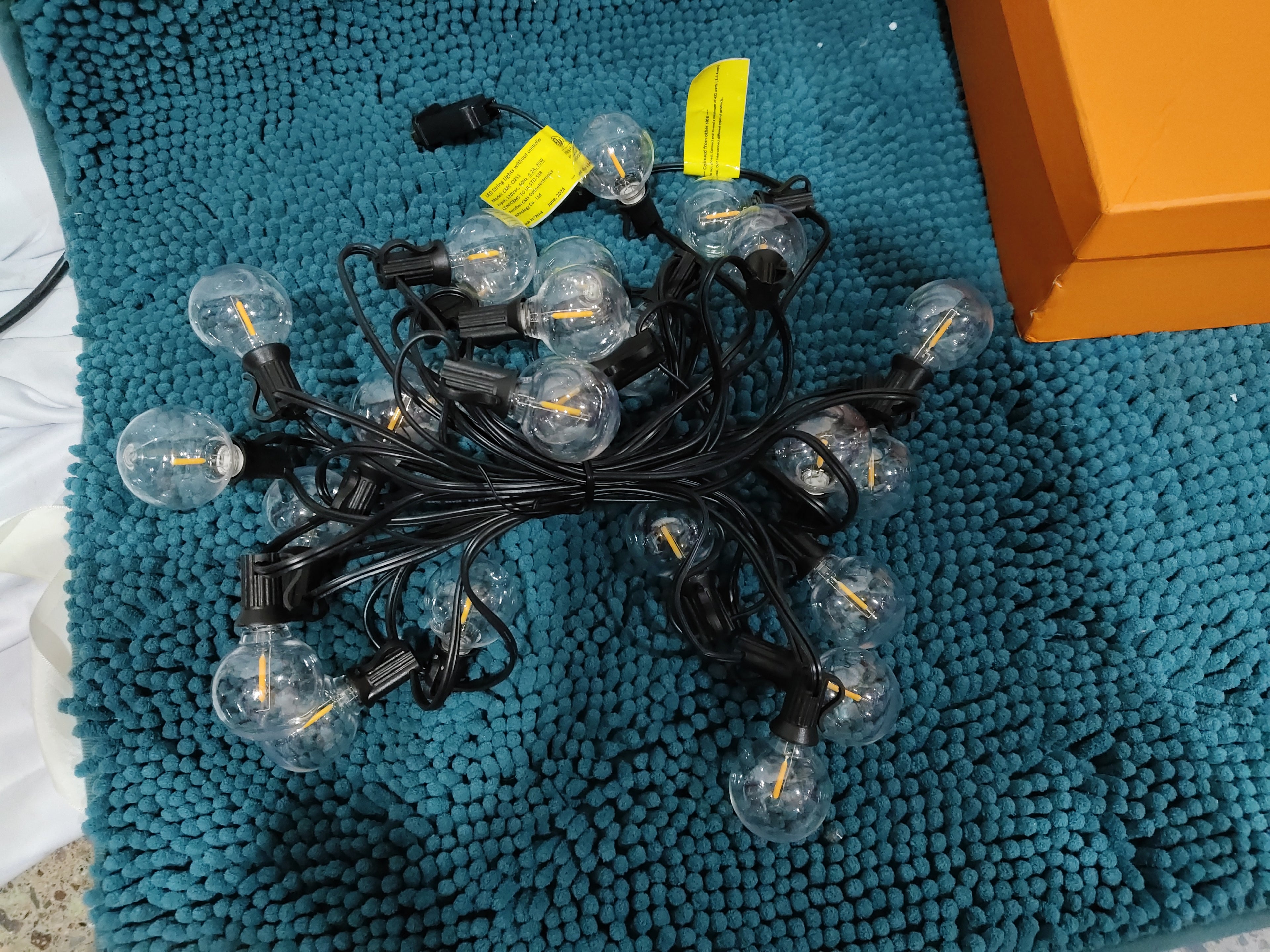 Outdoor G40 Globe String Lights – Waterproof LED Festival Patio Lighting