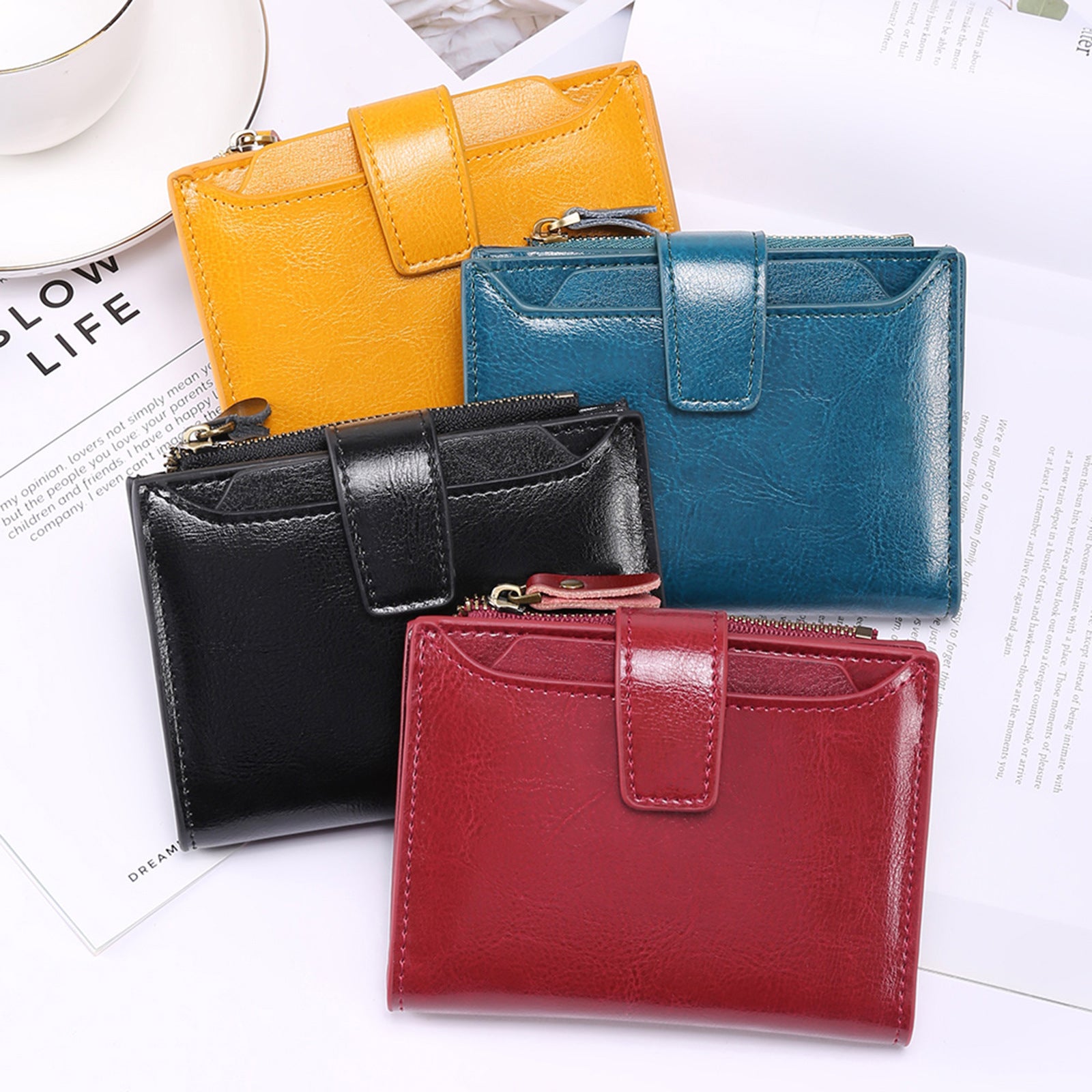 New Casual Soft Leather Ladies Wallet – Stylish Everyday Purse