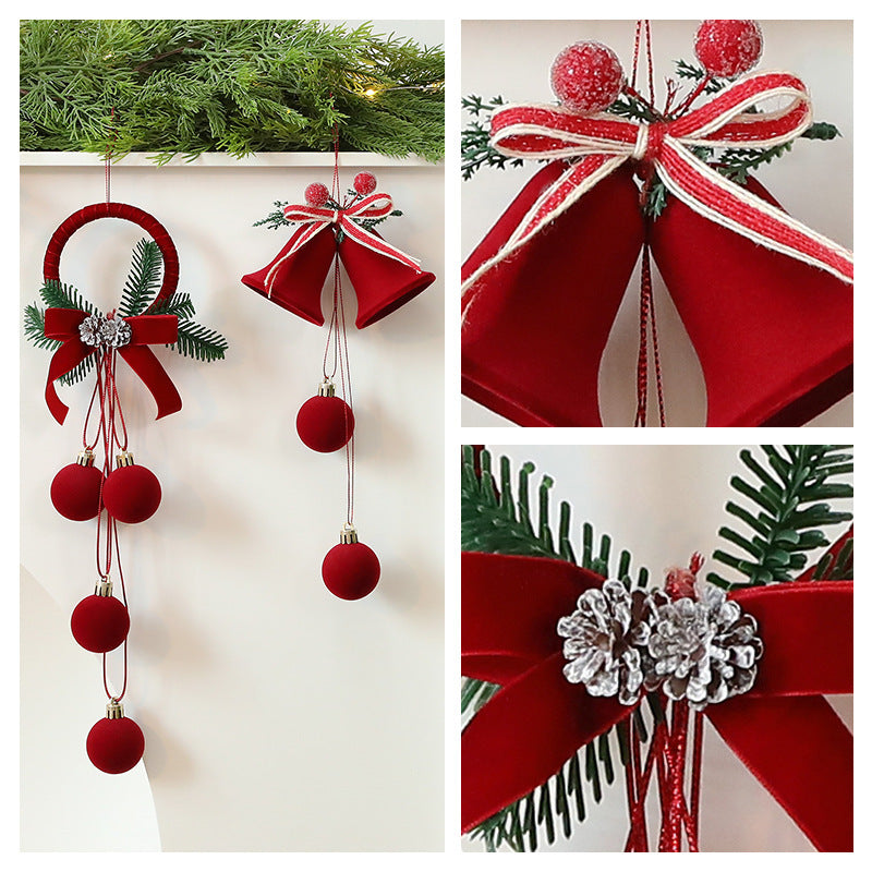 Exquisite Christmas Hanging Ornaments – Bells & Decorations for Shop Windows, Trees, and Party Atmosphere