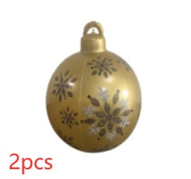 Large Inflatable PVC Christmas Ornament – 60CM Outdoor Holiday Decor Ball