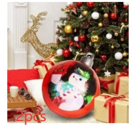 Large Inflatable PVC Christmas Ornament – 60CM Outdoor Holiday Decor Ball