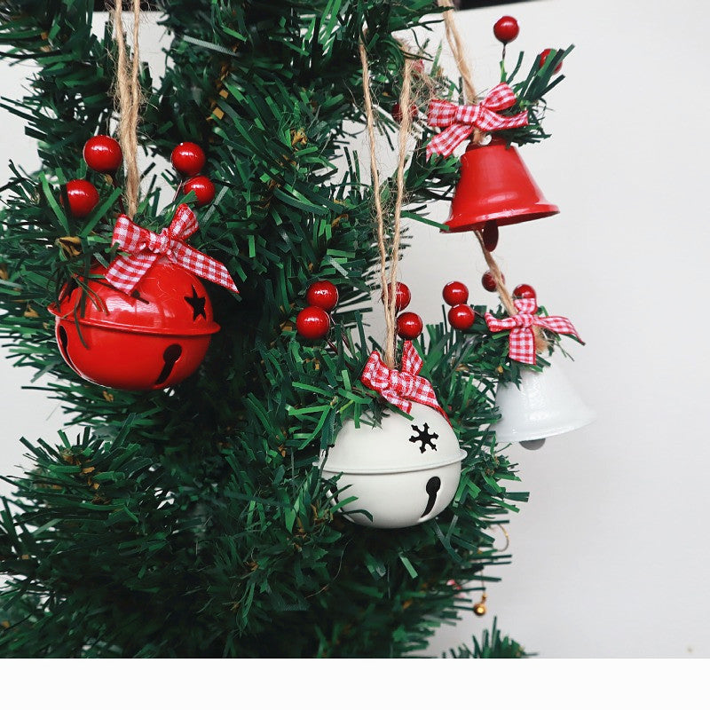 Chinese Hawthorn Jingling Bell Pendant with Hemp Rope - Decorative Traditional Charm