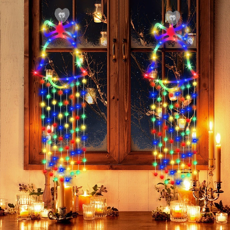 Hanging Christmas Bell LED Lamp – Festive Atmosphere Tree Decoration