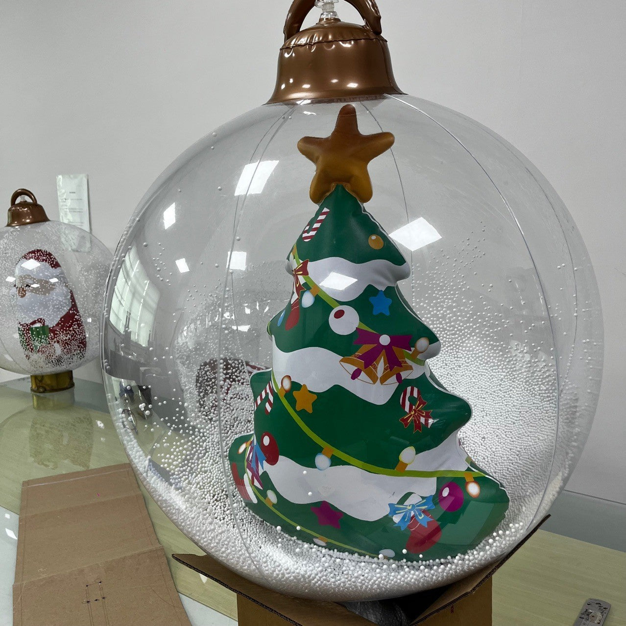 Inflatable Christmas Hanging Ball – Festive Decorative Craft Ornament