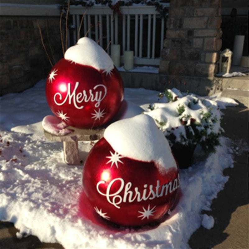 Large Inflatable PVC Christmas Ornament – 60CM Outdoor Holiday Decor Ball
