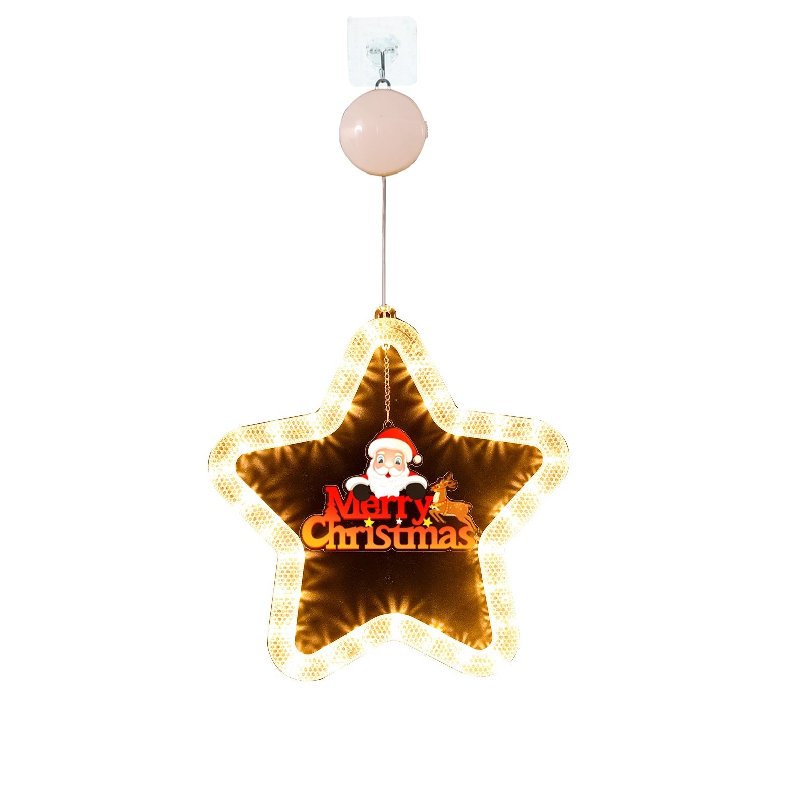 Christmas LED Pendant Decoration – Star Light for Festive Window and Door Décor