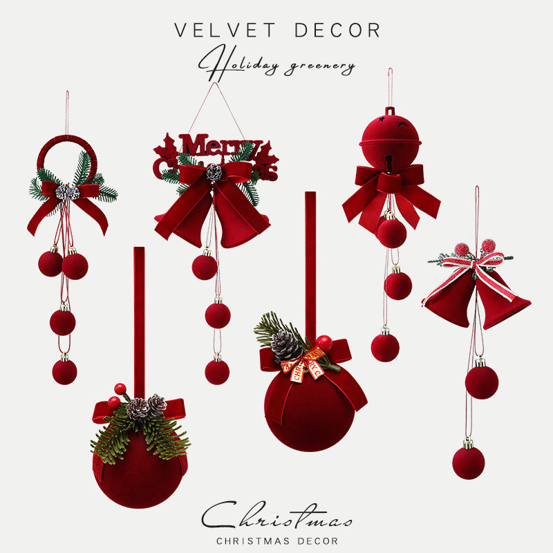 Exquisite Christmas Hanging Ornaments – Bells & Decorations for Shop Windows, Trees, and Party Atmosphere