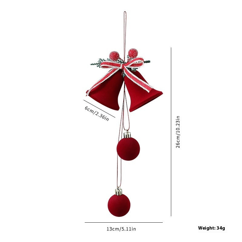 Exquisite Christmas Hanging Ornaments – Bells & Decorations for Shop Windows, Trees, and Party Atmosphere
