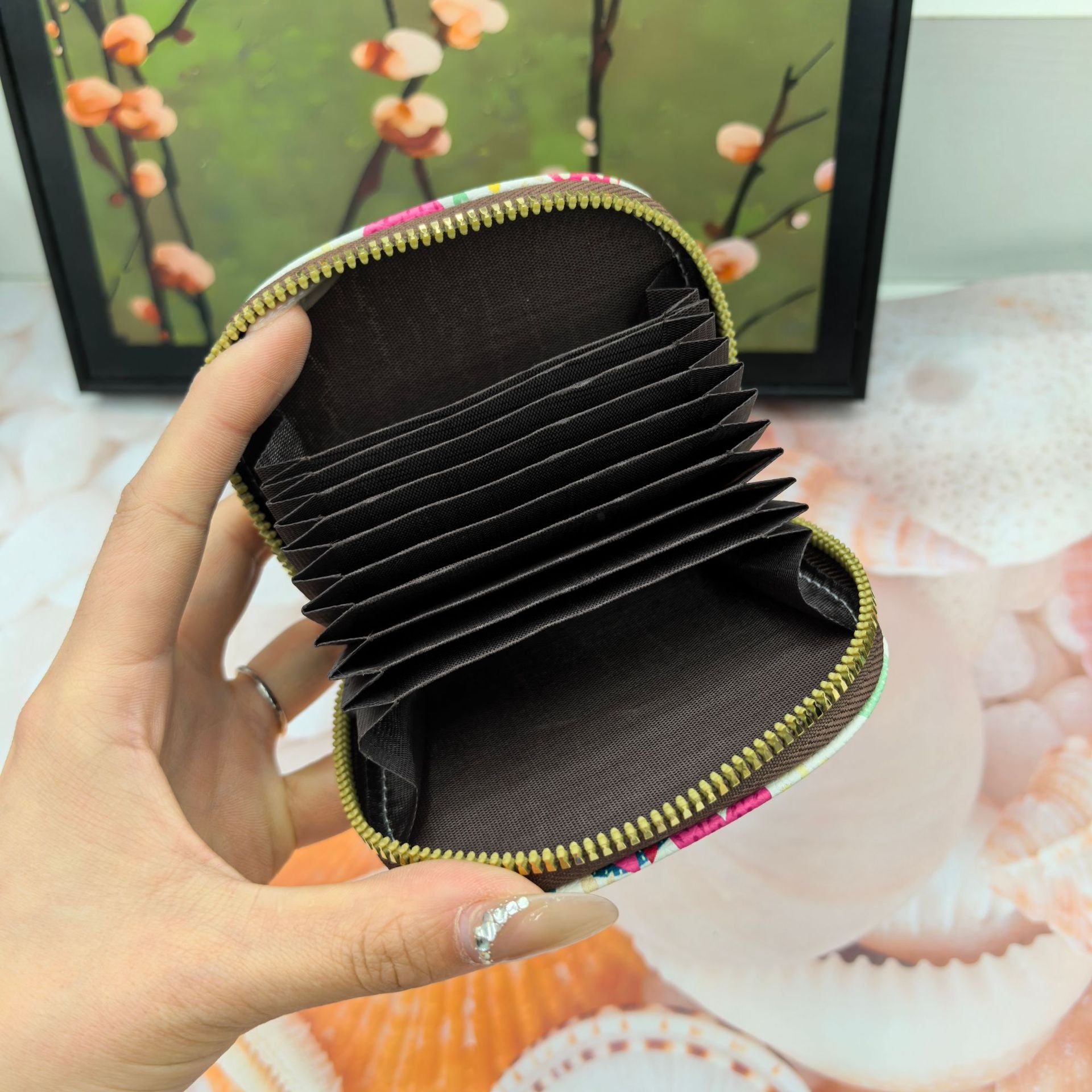 Women’s Ethnic Style Elephant Long Wallet – Organizer Clutch Purse